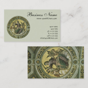 Tarjeta De Visita Justicia (fresco en el Vaticano) de Rafael