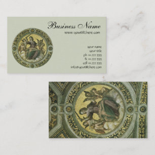 Tarjeta De Visita Justicia (fresco en el Vaticano) por Rafael