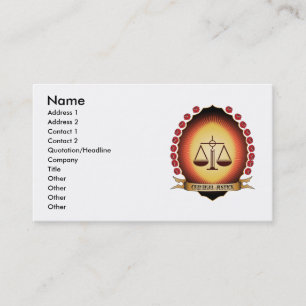 Tarjeta De Visita Justicia penal Mandorla