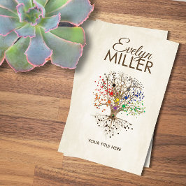 Tarjeta De Visita Kabbalah El árbol de la vida