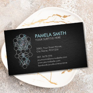 Tarjeta De Visita Kabbalah El árbol de la vida