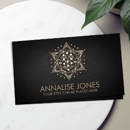 Tarjeta De Visita Kabbalah El árbol de la vida Ornamento de la geome