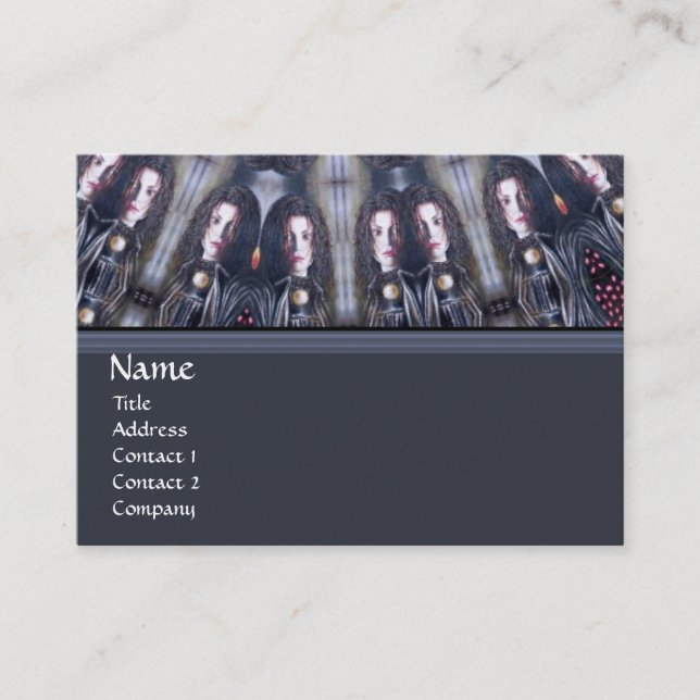 TARJETA DE VISITA KALEIDOSCOPE PSICODELIC/RECUERDOS MÍSTICOS MONOGRA (Anverso)