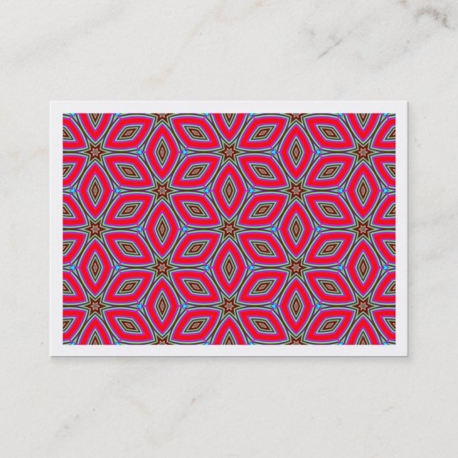 Tarjeta De Visita Kaleidoscópico 11 (Anverso)