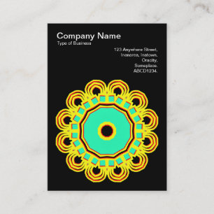 Tarjeta De Visita Kaleidoscópico 110714(11)