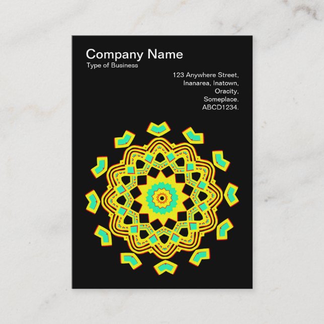 Tarjeta De Visita Kaleidoscópico 110714(2) (Anverso)