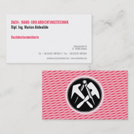 Tarjeta De Visita Kartenhaus | Belleza negra naranja 