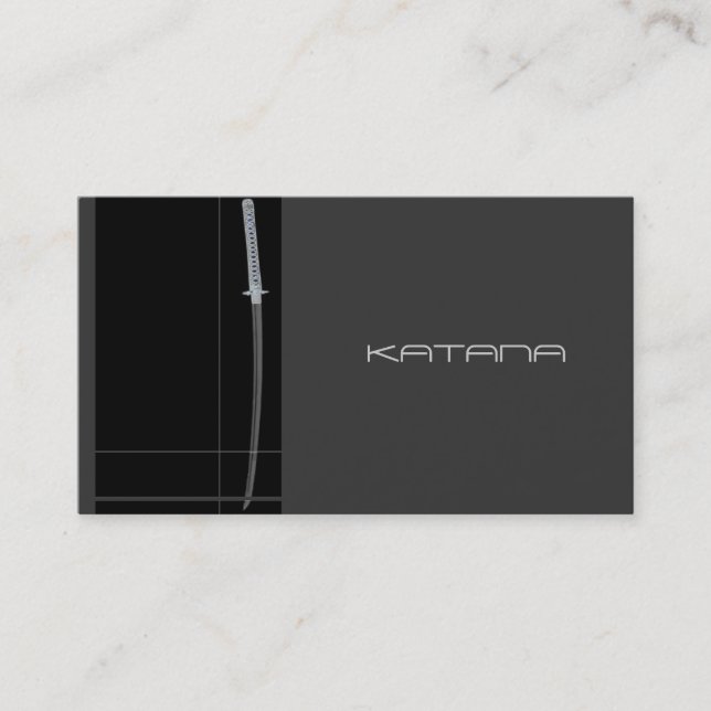 Tarjeta De Visita Katana BC (Anverso)