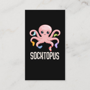 Tarjeta De Visita Kawaii Octopus Cute Kraken Sea Animal Lover