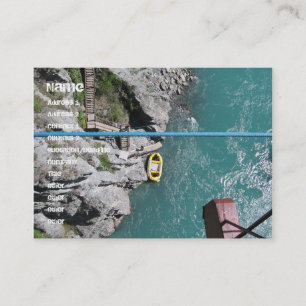 Tarjeta De Visita Kawarau Bridge Bungy POV, Queenstown, Nueva Zeland