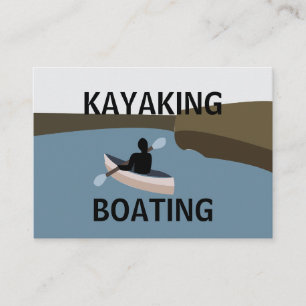 Tarjeta De Visita Kayak Kayaking Booting