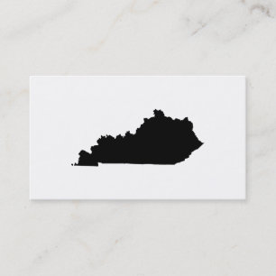 Tarjeta De Visita Kentucky en Blanco y Negro