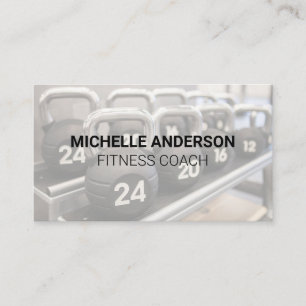 Tarjeta De Visita Kettle Bell Weights   Equipos de gimnasia