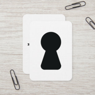 TARJETA DE VISITA KEYHOLE