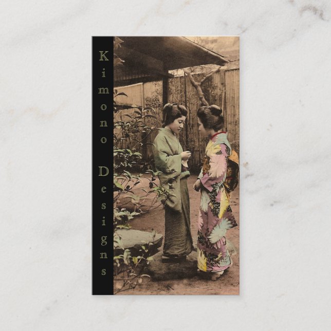 Tarjeta De Visita Kimono (Anverso)