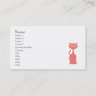 Tarjeta De Visita Kitties en París