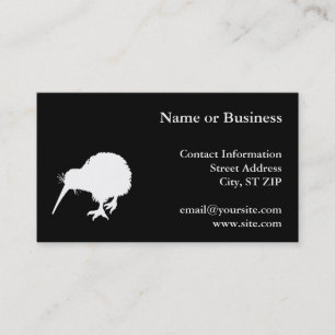 Tarjeta De Visita Kiwi Bird