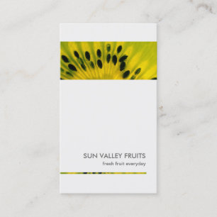 Tarjeta De Visita Kiwi Fruit Closeup Wholesale Business Card