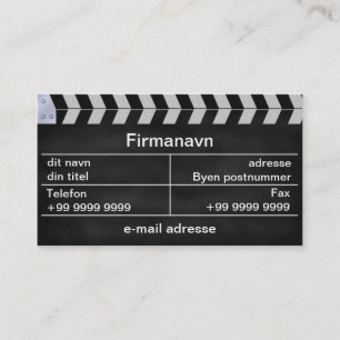 Tarjeta De Visita klap Biograf