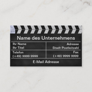 Tarjeta De Visita klatschen Kino