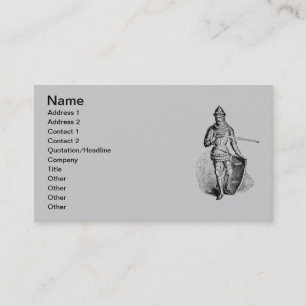 Tarjeta De Visita Knight Business Card