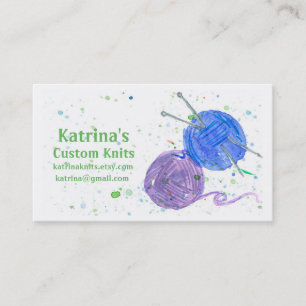 Tarjeta De Visita Knitting Yarn