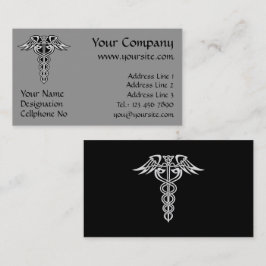 Tarjeta De Visita Knot Caduceus Celtic