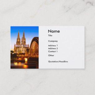 Tarjeta De Visita Köln 03A