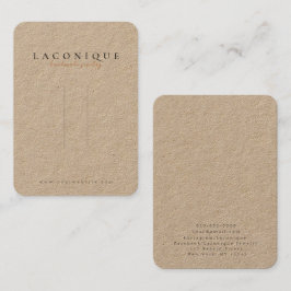 Tarjeta De Visita Kraft | Pantalla de anclaje | Joyas