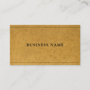 Tarjeta De Visita Kraft Paper Effect Creative Modern Company Plain