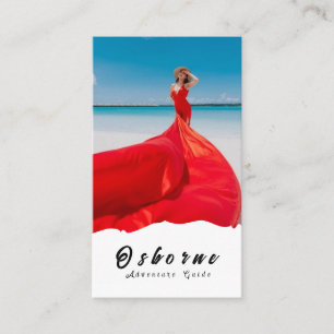 Tarjeta De Visita Kraft Rocky Mountain Adventure Guide Business Card