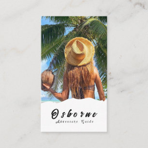 Tarjeta De Visita Kraft Rocky Mountain Adventure Guide Business Card