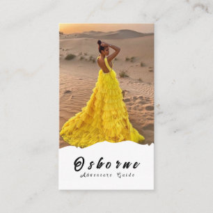 Tarjeta De Visita Kraft Rocky Mountain Adventure Guide Business Card