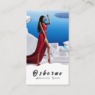 Tarjeta De Visita Kraft Rocky Mountain Adventure Guide Business Card