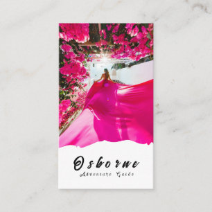 Tarjeta De Visita Kraft Rocky Mountain Adventure Guide Business Card