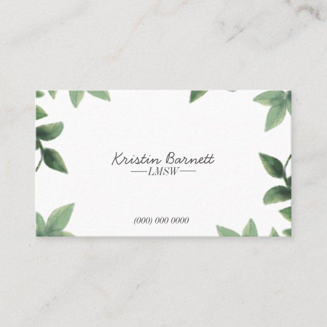 Tarjeta De Visita Kristin (Anverso)