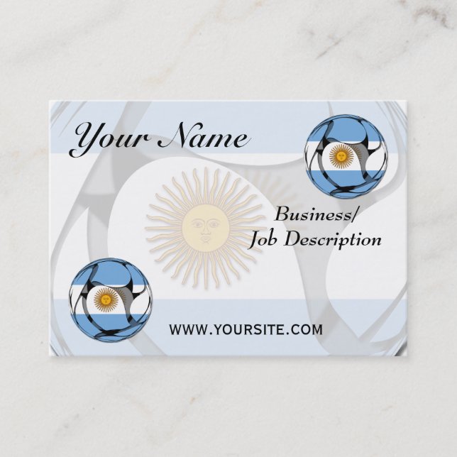 Tarjeta De Visita La Argentina #1 (Anverso)