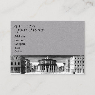 TARJETA DE VISITA LA ARQUITECTURA IDEAL DE LA CIUDAD/RENAISSANCE, EL