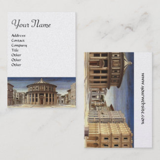TARJETA DE VISITA LA ARQUITECTURA IDEAL DE LA CIUDAD/RENAISSANCE, EL