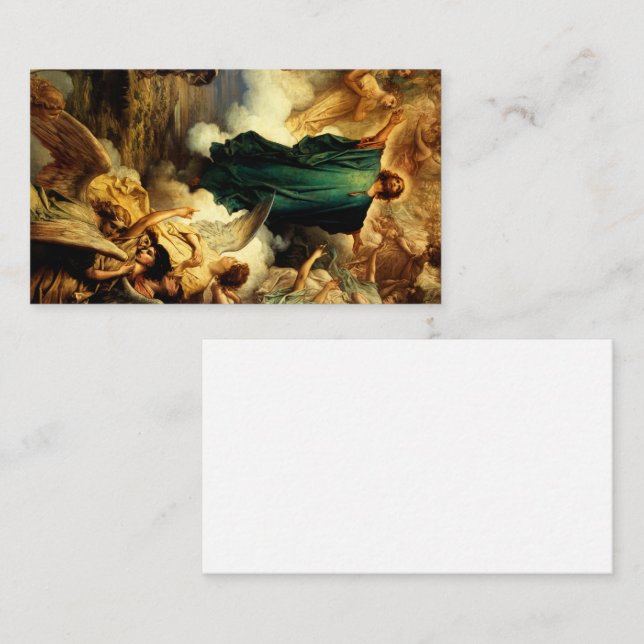 Tarjeta De Visita La Ascensión, 1879 por Gustave Dore (Anverso / Reverso)