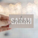 Tarjeta De Visita La belleza marrón moderna personalizada<br><div class="desc">La belleza marrón moderna personalizada</div>