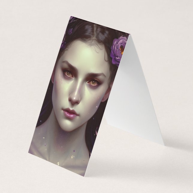 Tarjeta De Visita La bruja de los acios negros (Anverso)