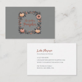 Tarjeta De Visita La Calabaza Dorada