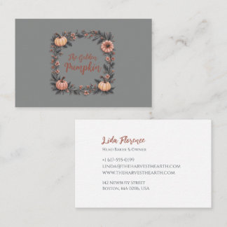 Tarjeta De Visita La Calabaza Dorada