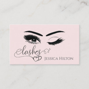 Tarjeta De Visita La caligrafía glamorosa profesional luce como blan