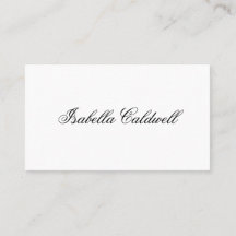 La caligrafía simple en blanco y negro elegante