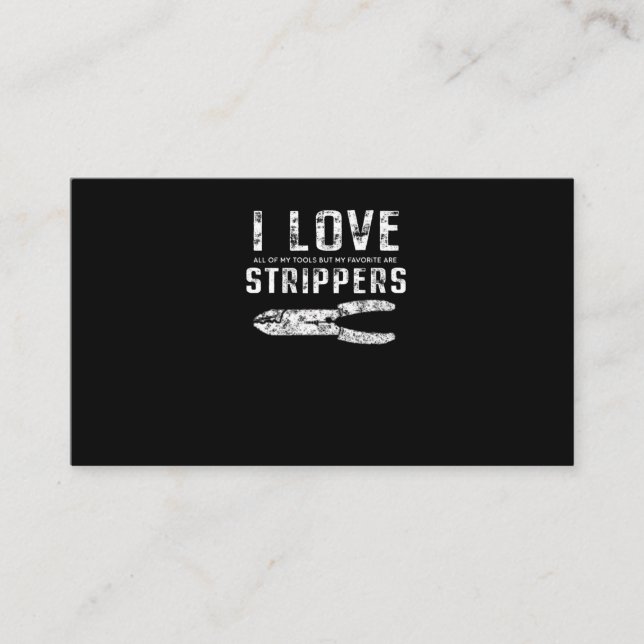 Tarjeta De Visita La camiseta de la compañía eléctrica IBEW Union Da (Anverso)