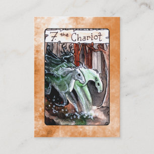 Tarjeta De Visita La carta de tarot del carro