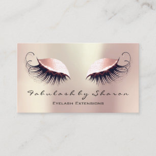 Tarjeta De Visita La ceja del artista de maquillaje azota al Social