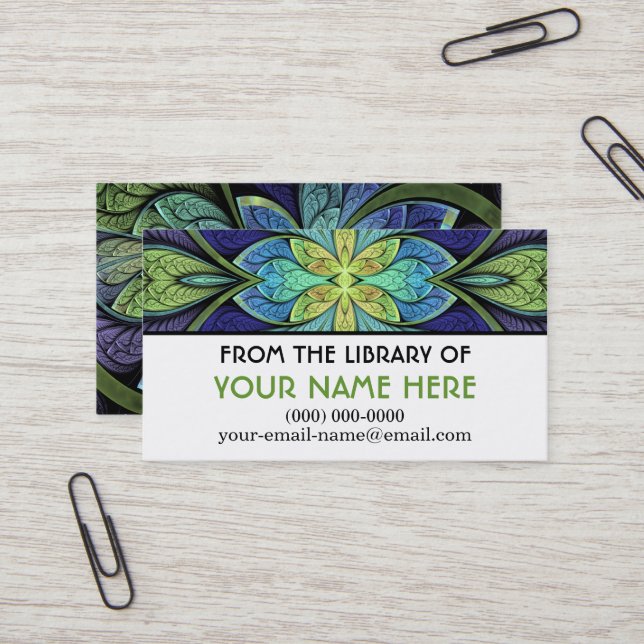 Tarjeta De Visita La Chanteuse IV Media Cards (Anverso/Reverso In Situ)